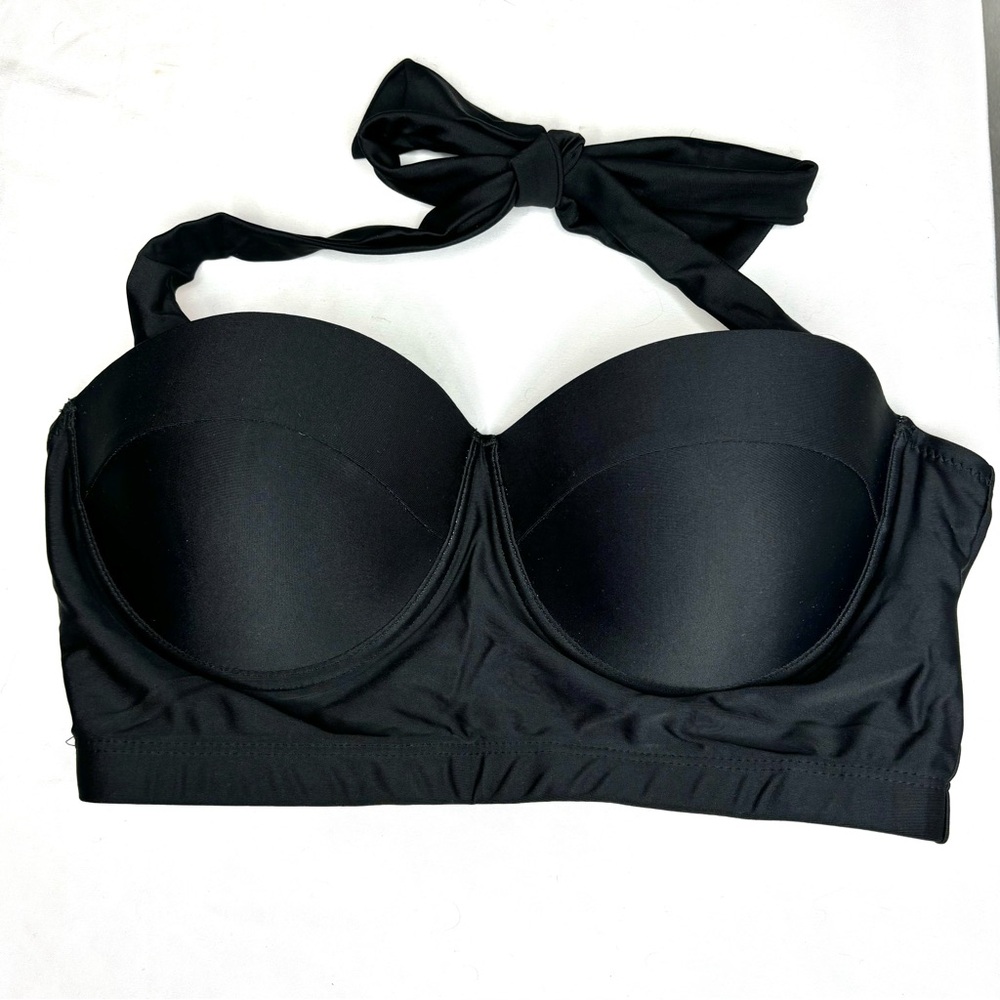 Black bikini top size medium
